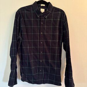 J Crew Long Sleeve Twill Button Down Shirt